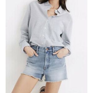 Madewell The Perfect Jean Short in Balsam Wash